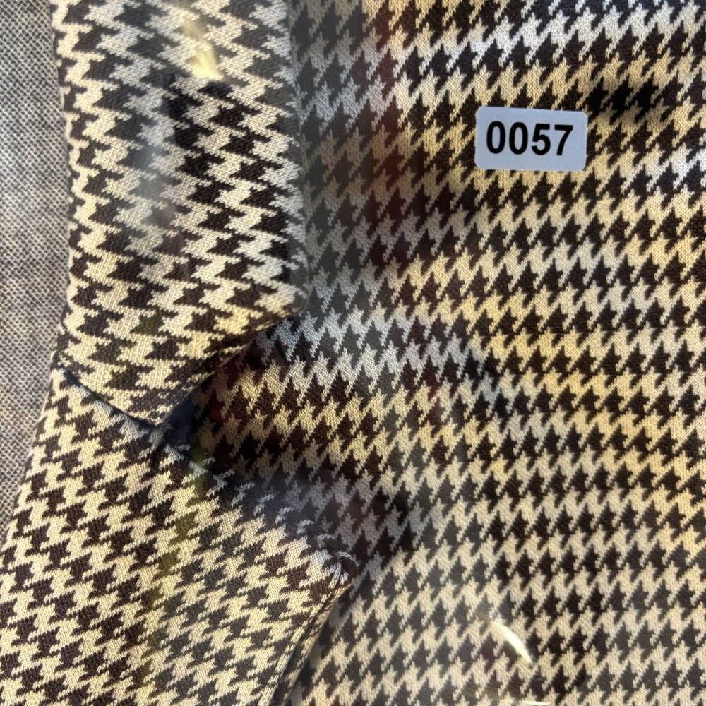 Houndstooth Longline Double-Breasted Blazer By Philosophy Size XL - Picture 10 of 10